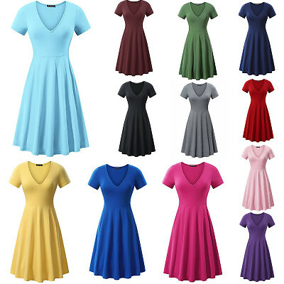 cap sleeve casual dresses